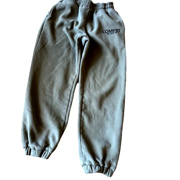 COMFRT Signature Sweatpants BAGGY Joggers Womens S Green Thick Grunge Comfy Warm - Picture 2 of 10
